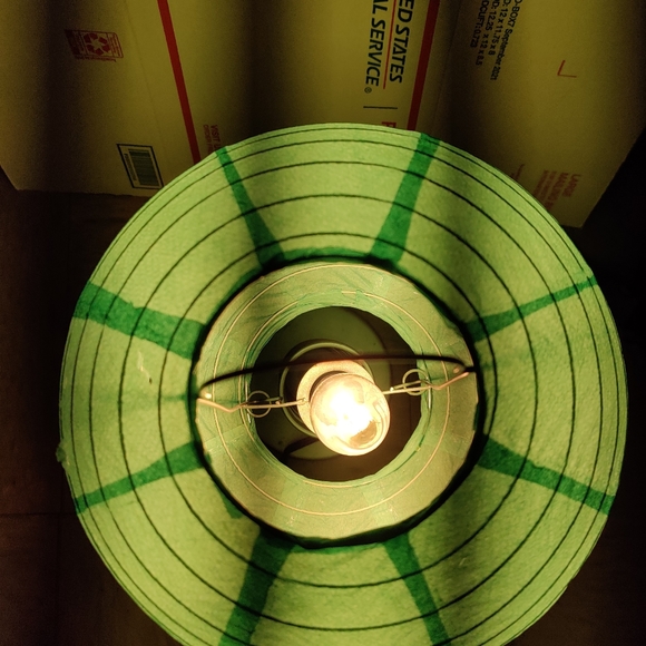 IKEA Other Ikea Green Paper Lantern Lamp Poshmark